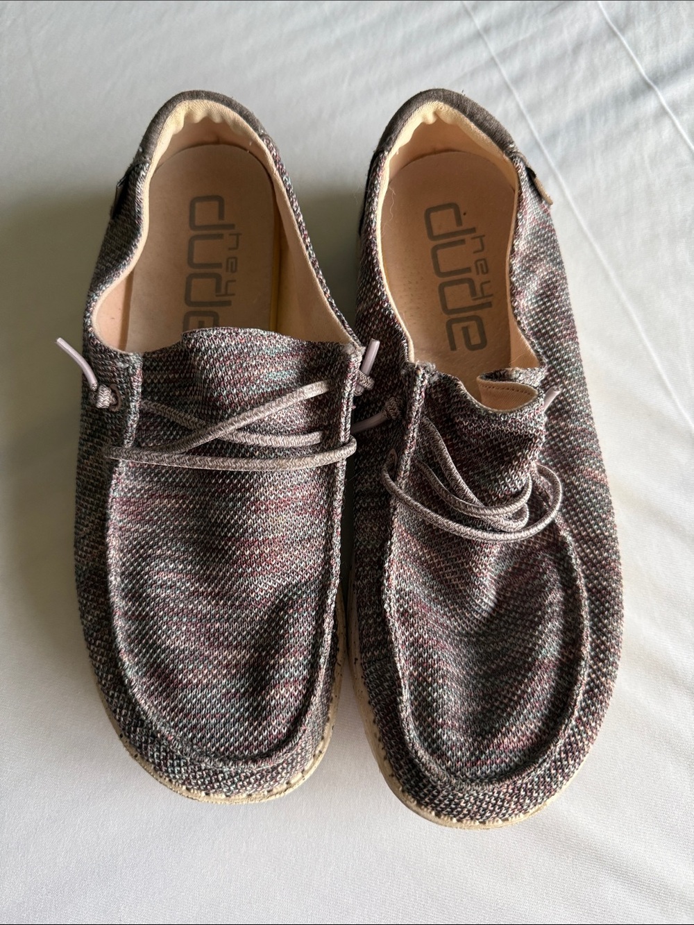 Hey Dude Wally Knit Slip-On Shoes - Gray Multi
